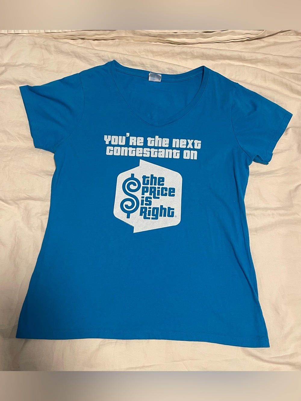 The Price Is Right T-Shirt Blue “You’re The Next Contestant On TPIR“ Size Large